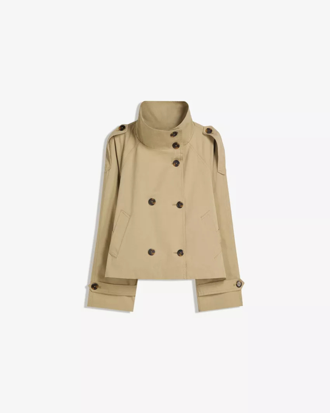 Viral Cropped trench coat
